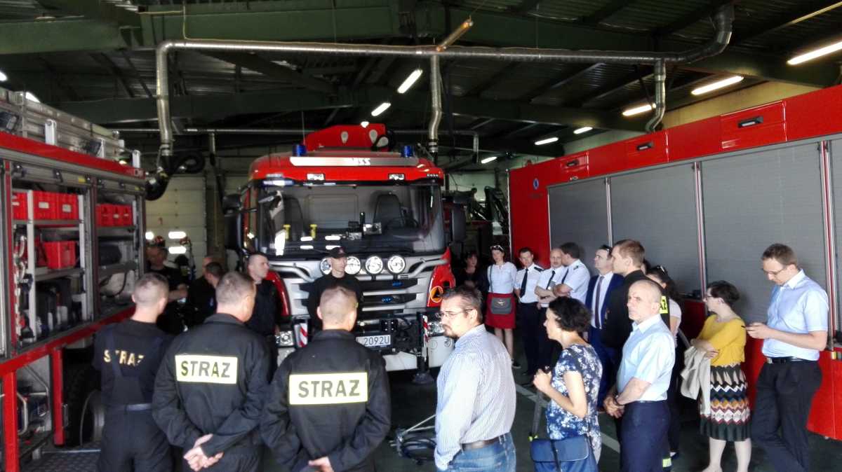 Prezentacja sprzętu strażackiego